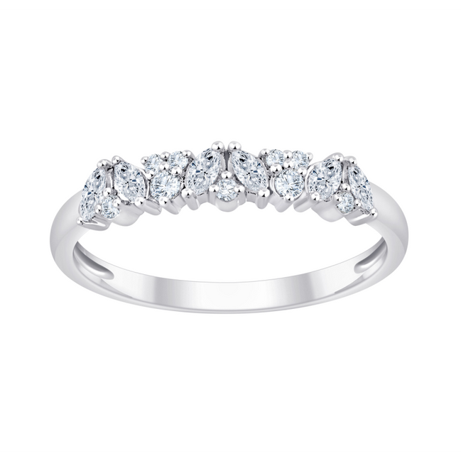 Bague de fiançailles ou alliance, diamant rond 0,21ct