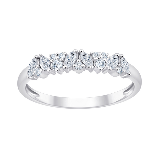 Bague de fiançailles ou alliance, diamant rond 0,21ct