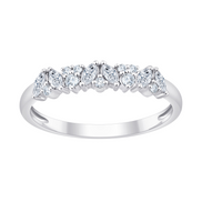 Bague de fiançailles ou alliance, diamant rond 0,21ct
