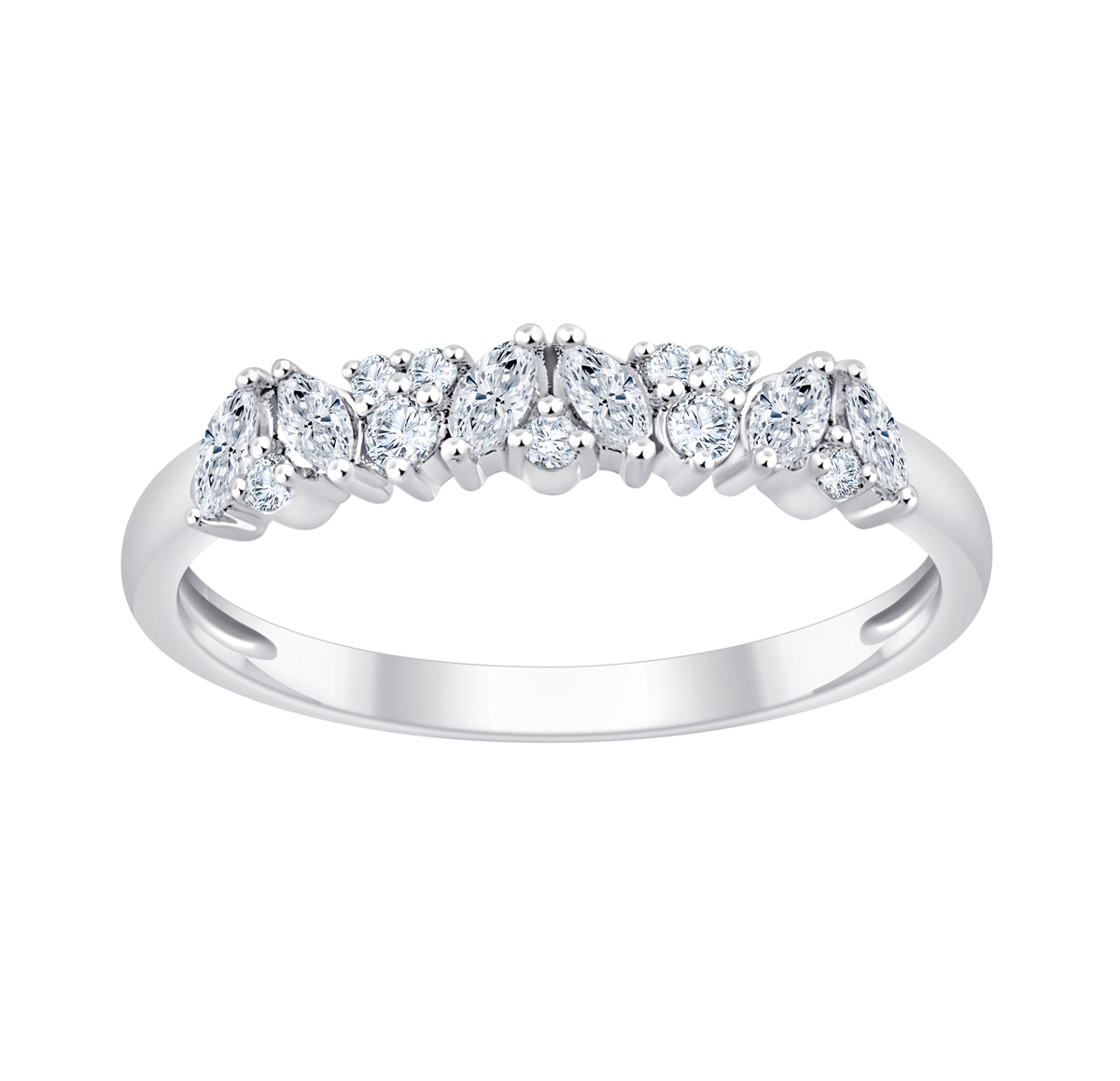Bague de fiançailles ou alliance, diamant rond 0,21ct