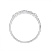 Bague de fiançailles ou alliance, diamant rond 0,21ct