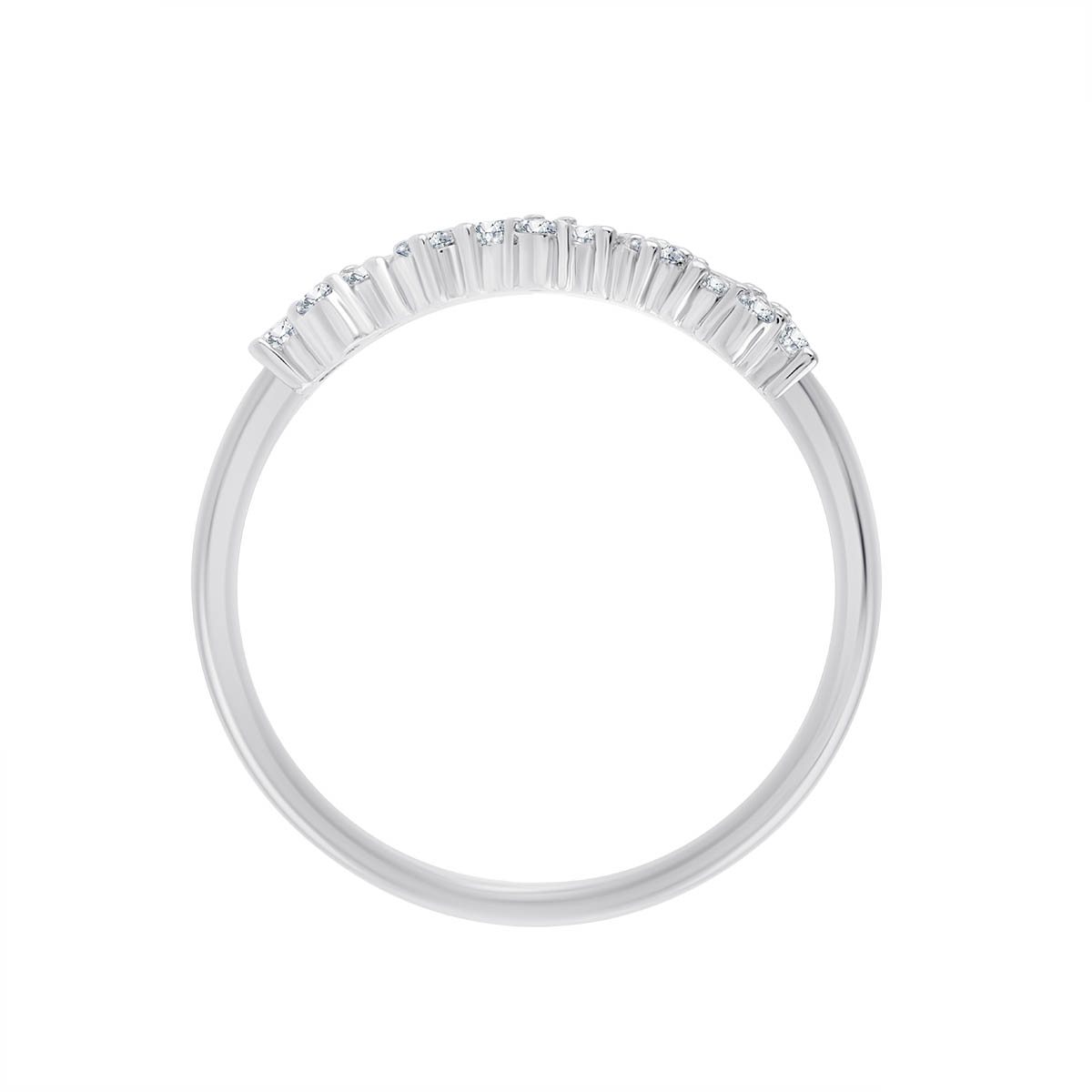 Bague de fiançailles ou alliance, diamant rond 0,21ct