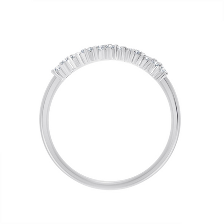 Bague de fiançailles ou alliance, diamant rond 0,21ct