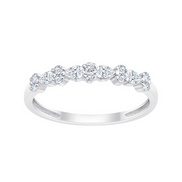 Bague Alliance Ronde Diamant 0,24ct