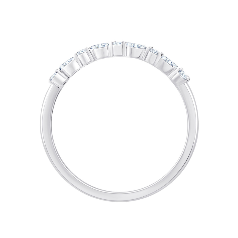Bague Alliance Ronde Diamant 0,24ct