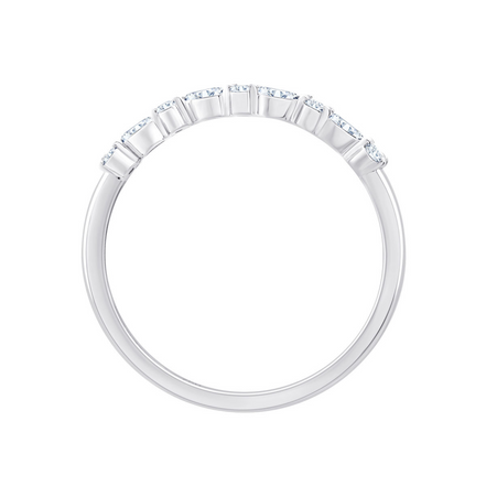 Bague Alliance Ronde Diamant 0,24ct