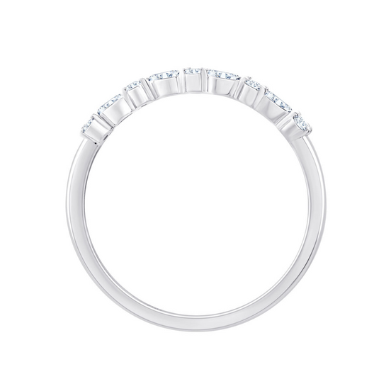 Bague Alliance Ronde Diamant 0,24ct