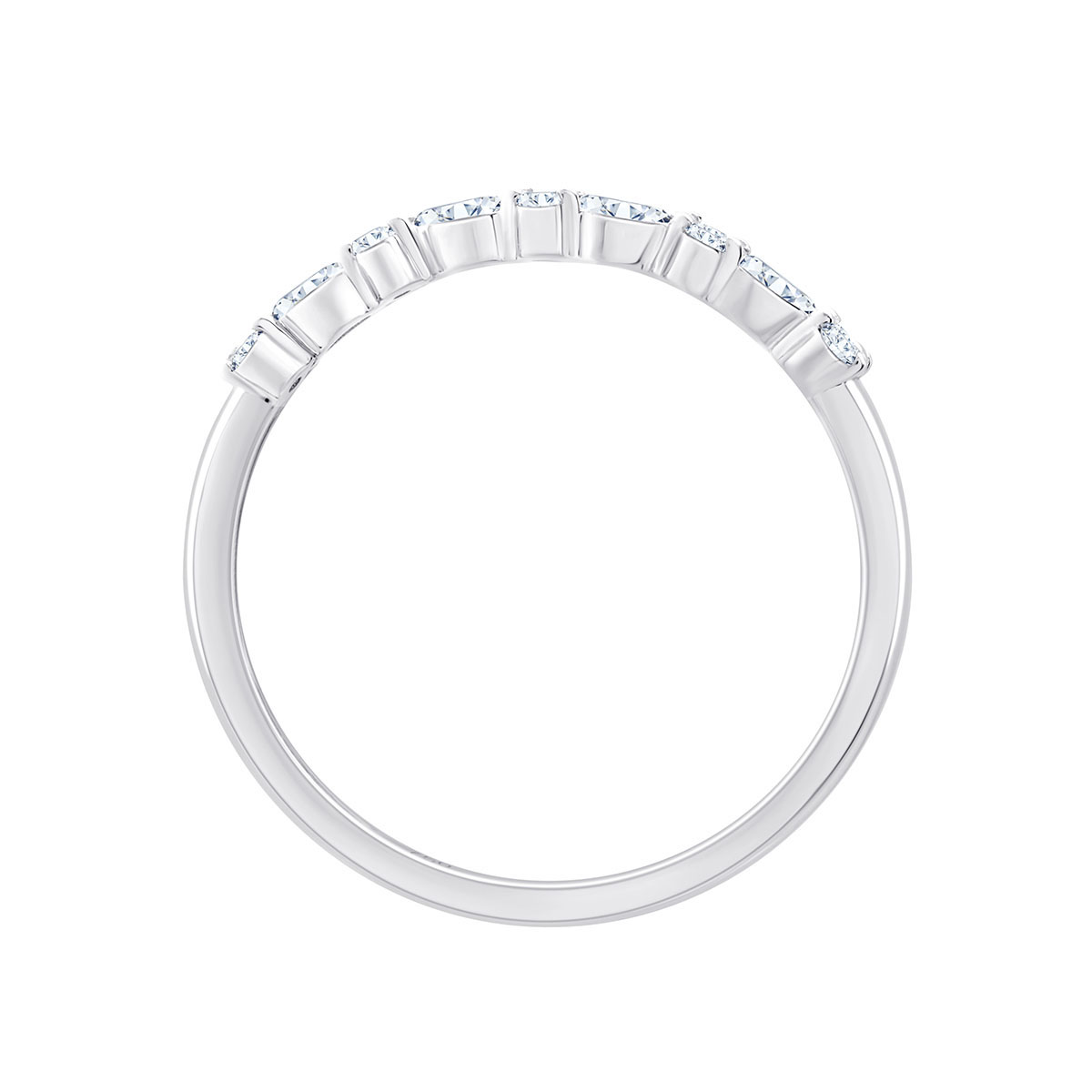 Bague Alliance Ronde Diamant 0,24ct
