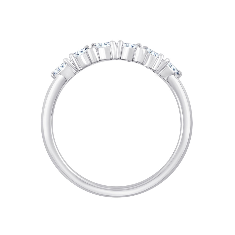 Bague, alliance ronde diamant 0,27ct