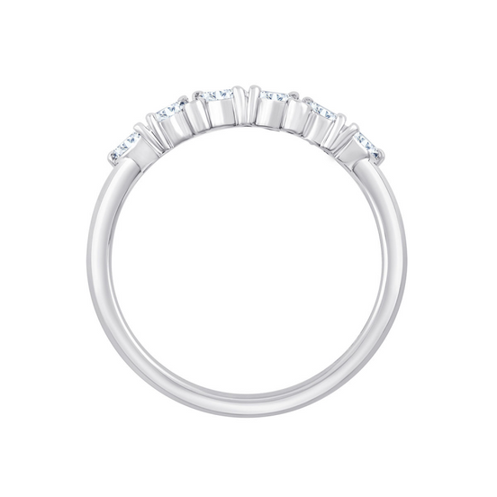 Bague, alliance ronde diamant 0,27ct
