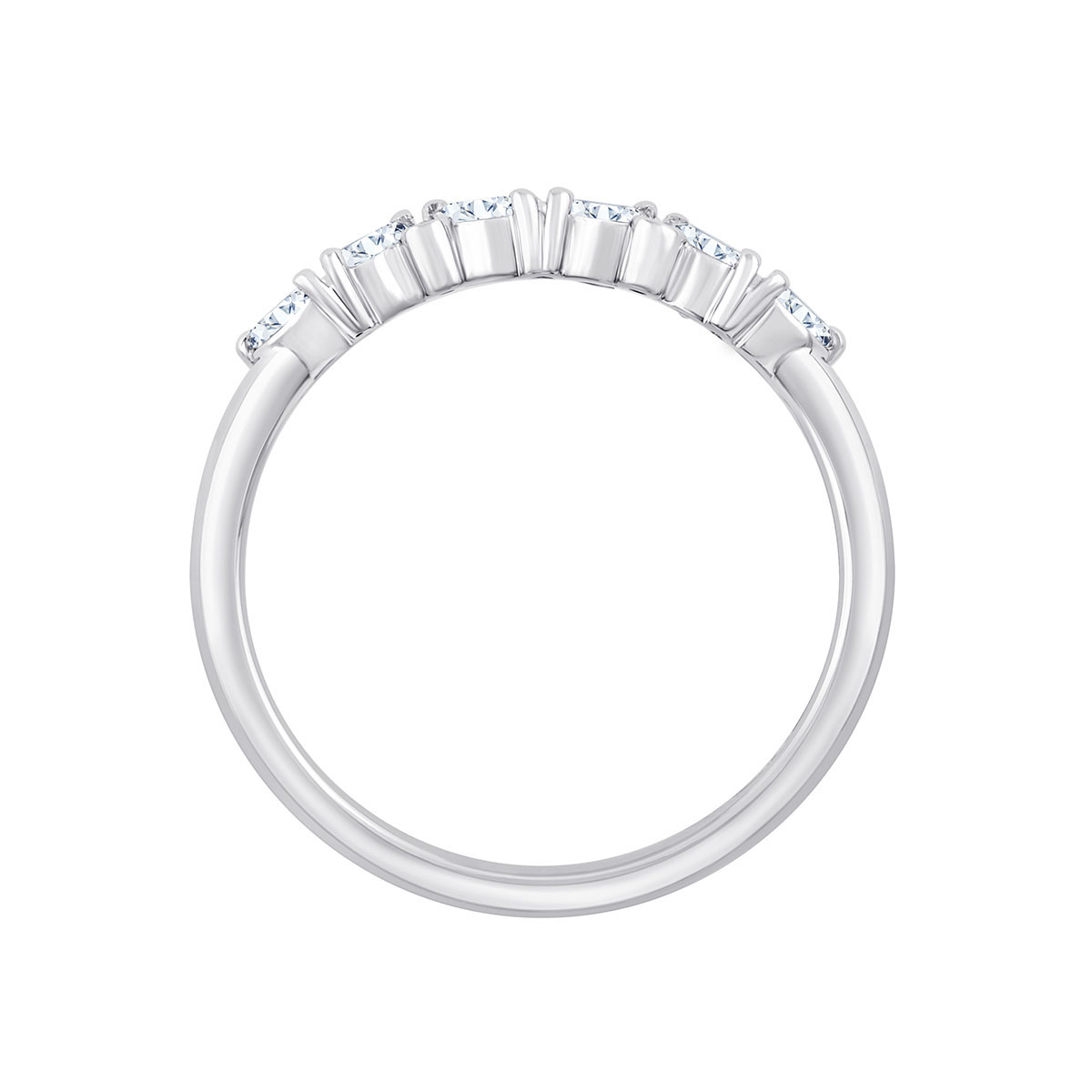 Bague, alliance ronde diamant 0,27ct