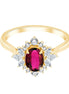Rubis et diamants 0,29 ct