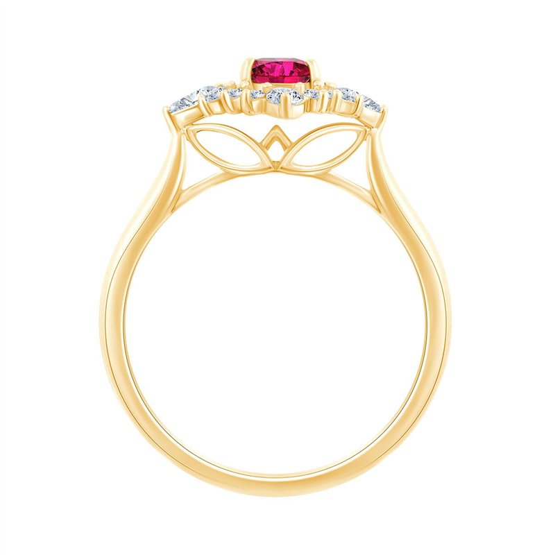 Rubis et diamants 0,29 ct
