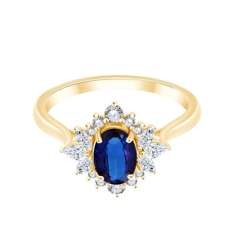 Saphir et Diamants 0,29ct