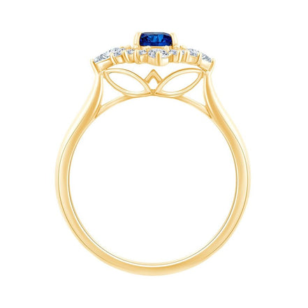 Saphir et Diamants 0,29ct