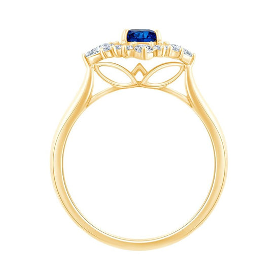 Saphir et Diamants 0,29ct