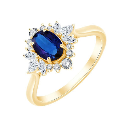 Saphir et Diamants 0,29ct