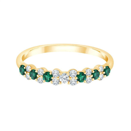 Émeraude et Diamants 0,18ct