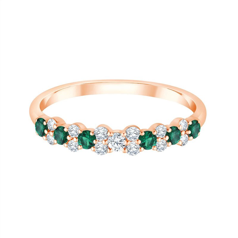 Émeraude et Diamants 0,18ct