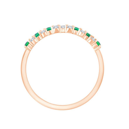Émeraude et Diamants 0,18ct