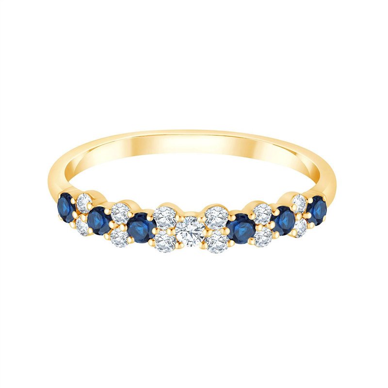Toi et Moi Saphir et Diamants 0,18ct