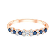 Toi et Moi Saphir et Diamants 0,18ct