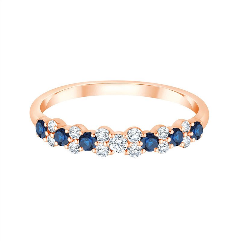 Toi et Moi Saphir et Diamants 0,18ct