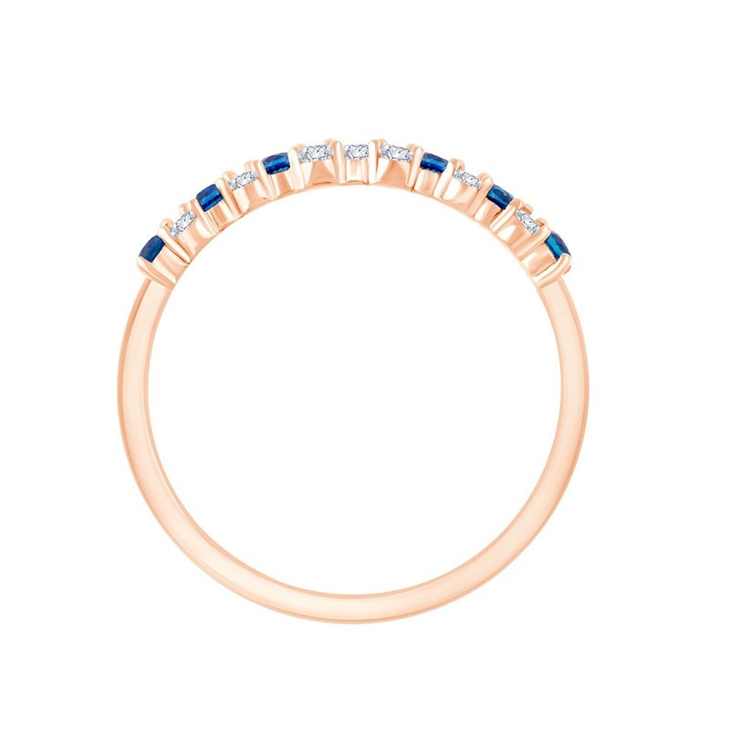 Toi et Moi Saphir et Diamants 0,18ct