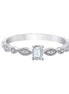 Taille émeraude, diamant 0,185 ct