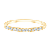 Alliance Rond Serti Griffe Diamant 0,82ct