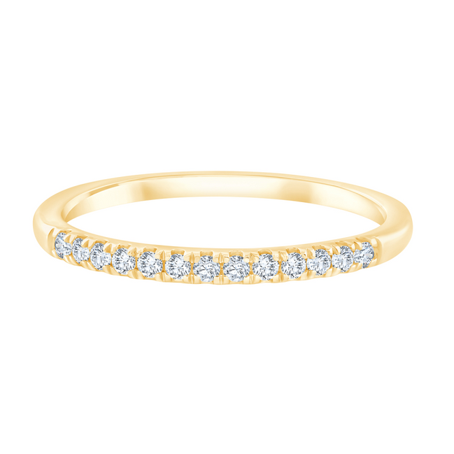 Alliance Rond Serti Griffe Diamant 0,82ct