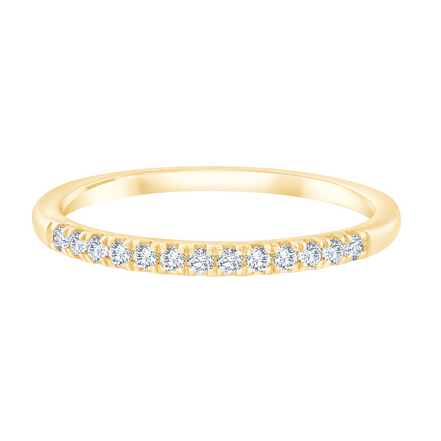 Alliance Rond Serti Griffe Diamant 0,82ct