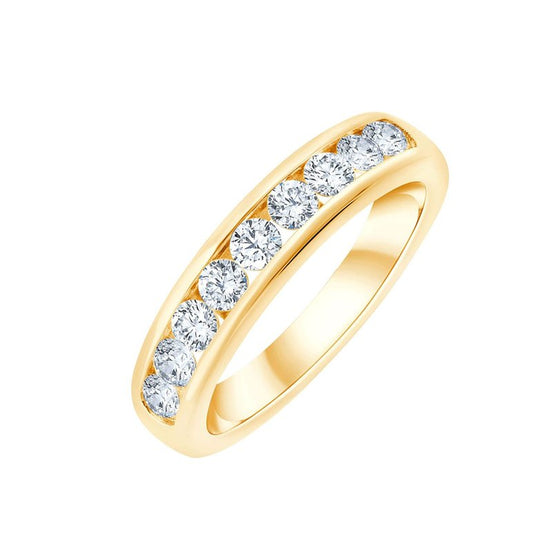 Demi Alliance Serti Clos Diamant 0,71ct