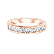 Demi Alliance Serti Clos Diamant 0,71ct