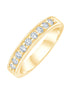 Evidence Demi Alliance Trilogie Diamant 0,38ct II