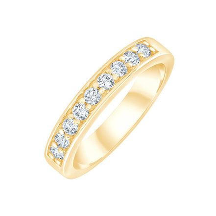 Evidence Demi Alliance Trilogie Diamant 0,38ct II