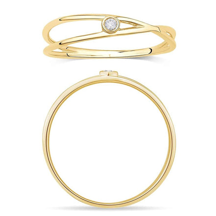 Serti Clos Diamant 0,02ct IV