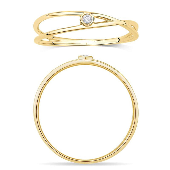 Serti Clos Diamant 0,02ct IV