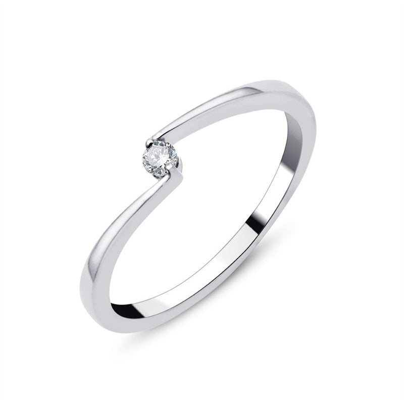 Solitaire Diamant 0,04ct II