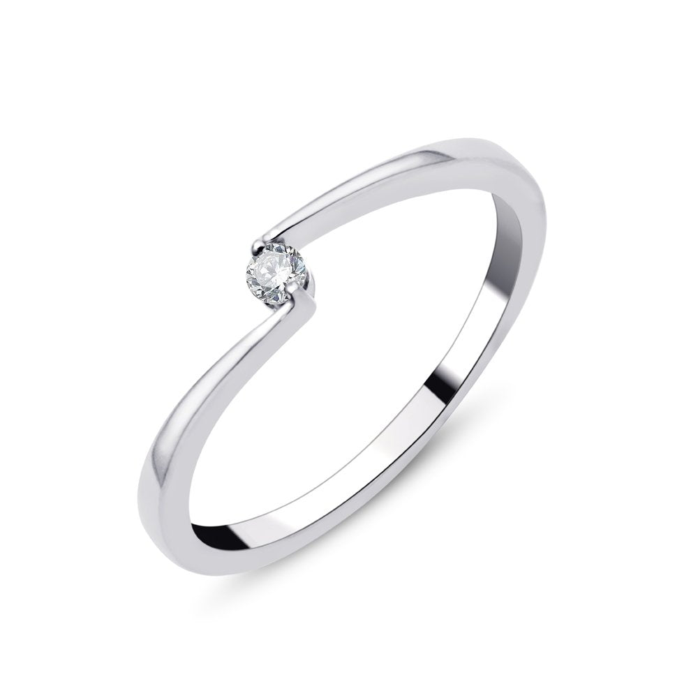 Solitaire Diamant 0,04ct II