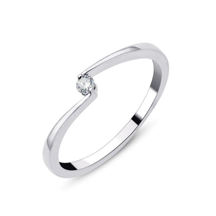 Solitaire Diamant 0,04ct II